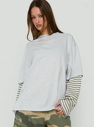Bottega Shirt Ash Stripe