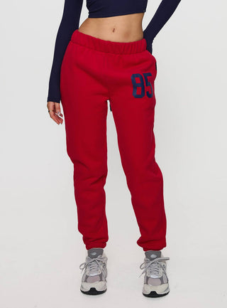 U of A Sweatpants Red