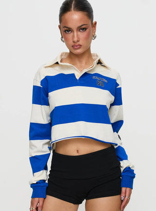 UCSD Rugby Polo Navy  White