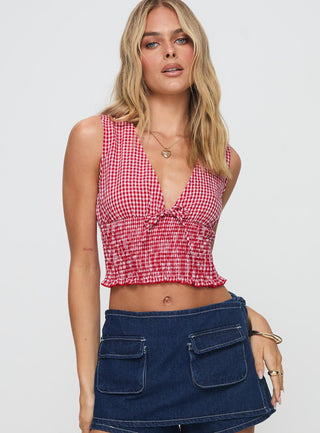 Mixing It Up Top Red  White