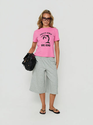 Sayllor Longline Sweatshorts Grey Marle