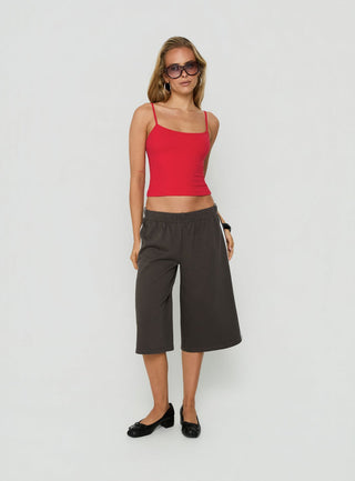 Sayllor Longline Sweatshorts Iron Grey