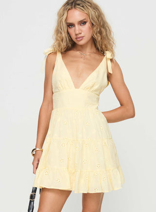 Galvis Mini Dress Lemon
