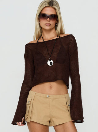 Cafe Pari Sweater Chocolate