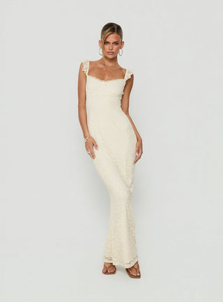 Beacall Maxi Dress Lemon