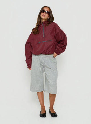 Ibiza Windbreaker Burgundy