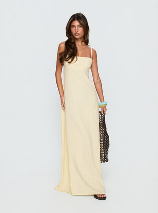 Solie Tie Back Maxi Dress Butter