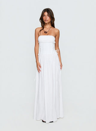 So Far So Good Maxi Dress White