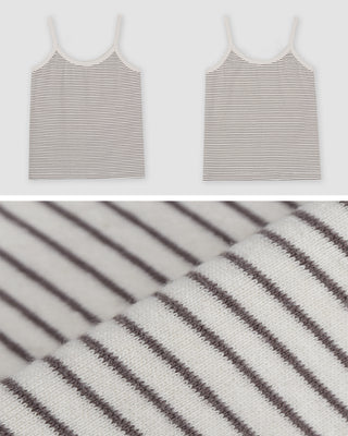 [5 colors] Striped Sleeveless