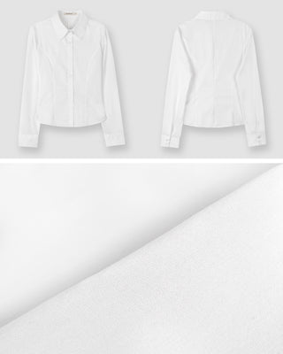 (basic/cropped) Striped shirt - 3 colors
