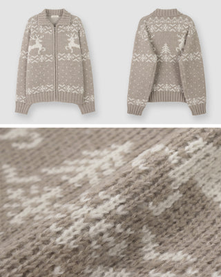 Snow knit hoodie - 2 colors