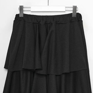 Three-tiered can-can long skirt
