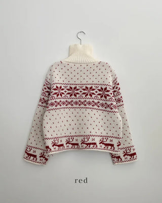 Nordic Oversized Knit Cardigan