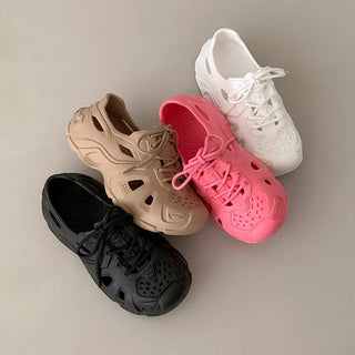 Couple's Aqua Sneakers Platform Shoes