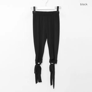 Ribbon biker shorts