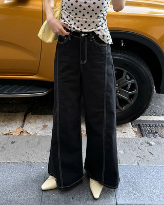 Curved Sage Wide Pants