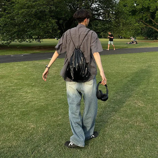 Pocket check shirt