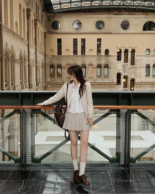Cashmere Round Cardigan
