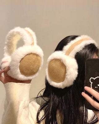 Suede earmuffs/ear warmers
