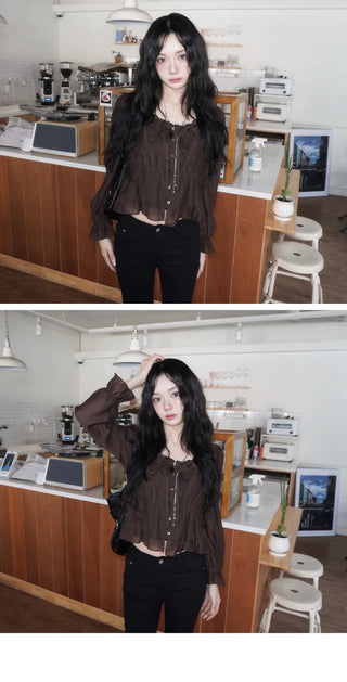 Gode Frill Shirring Blouse - 4 colors