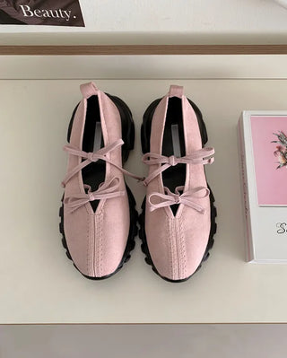 Ribbon Meri Jane Sneaker Loafers (3 colors)