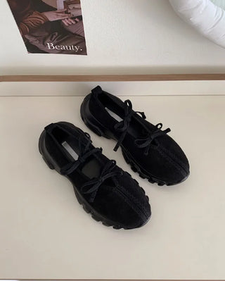 Ribbon Meri Jane Sneaker Loafers (3 colors)