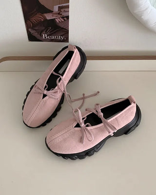 Ribbon Meri Jane Sneaker Loafers (3 colors)