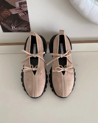 Ribbon Meri Jane Sneaker Loafers (3 colors)