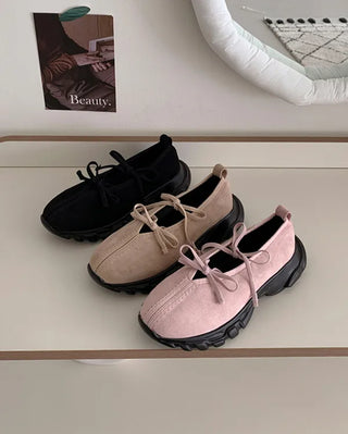 Ribbon Meri Jane Sneaker Loafers (3 colors)