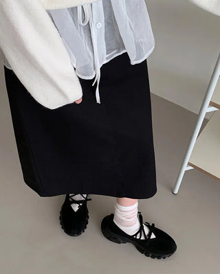 Ribbon Meri Jane Sneaker Loafers (3 colors)