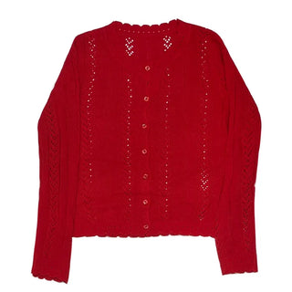 (4 colors) Perforated Knit Cardigan