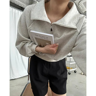 Half-zip sweatshirt
