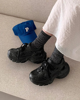 [~25.5] Platform clog sneakers