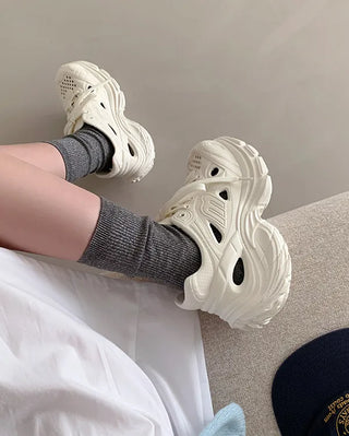 [~25.5] Platform clog sneakers