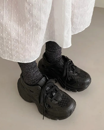 [~25.5] Platform clog sneakers