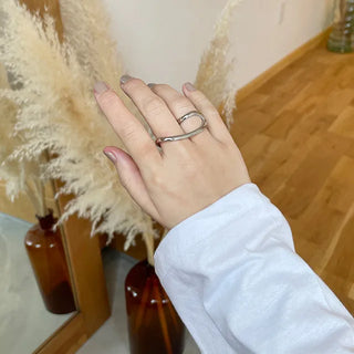unique two finger ring