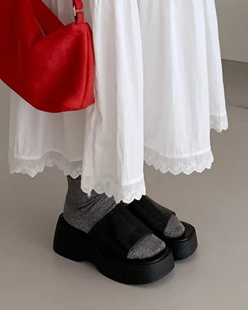 Unique platform sandals