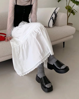 Unique platform sandals