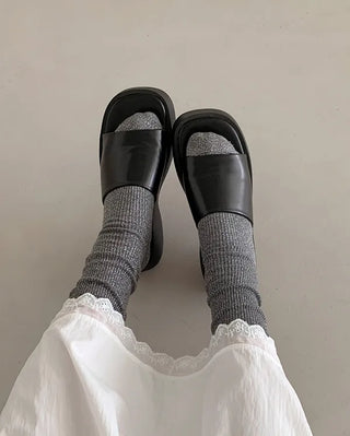 Unique platform sandals