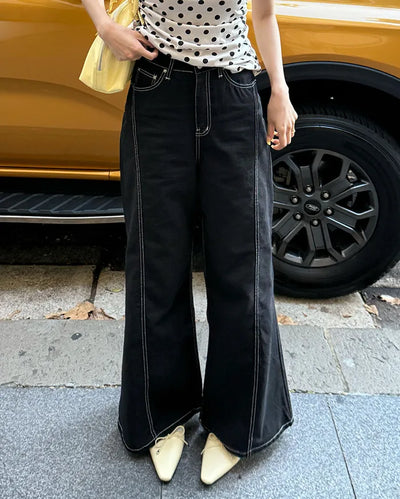 Curved Sage Wide Pants
