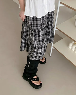 [Removable Warmer] 2-Way Platform Beach Sandal Boots (2 colors)