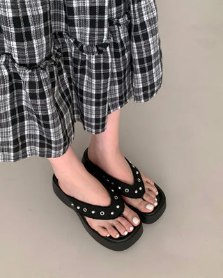 [Removable Warmer] 2-Way Platform Beach Sandal Boots (2 colors)