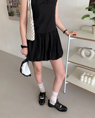 Ballet Core Lace-Up Leather Sneakers (3 colors)