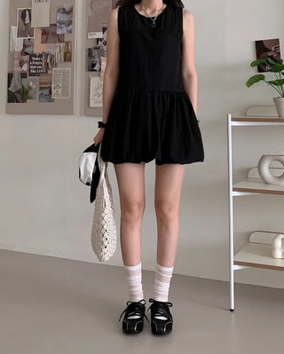Ballet Core Lace-Up Leather Sneakers (3 colors)