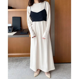 log ribbed maxi ops