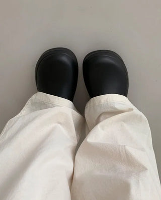 Mule clog aqua slippers