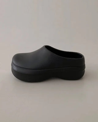 Mule clog aqua slippers