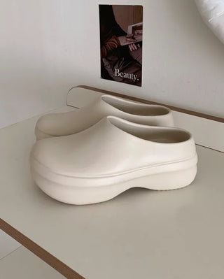 Mule clog aqua slippers