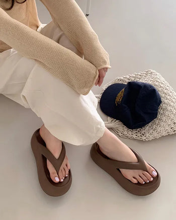 Platform aqua beach sandals (4 colors)