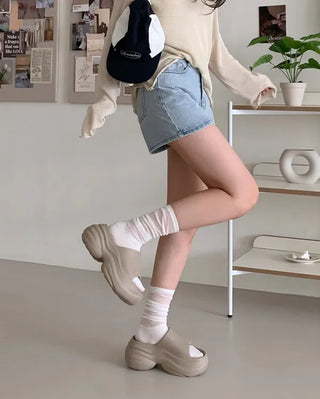 Platform Aqua Slippers (3 colors)